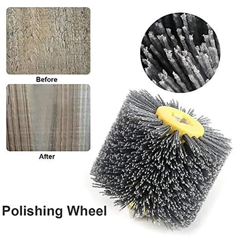 Abrasives Wire Polishing Wheel for Wooden Furniture Burnishing Polishing Striping Drawing Grit #120