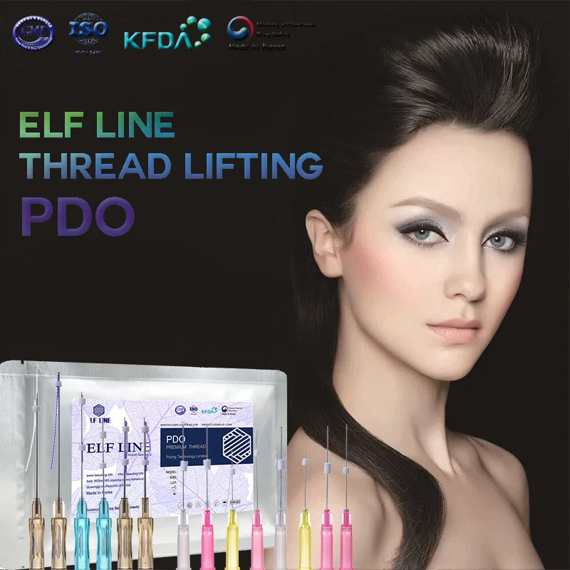 2021 Korea fox eye V Line Medical Korea PDO/PCL/PLLA Face Thread Lift with High Quality