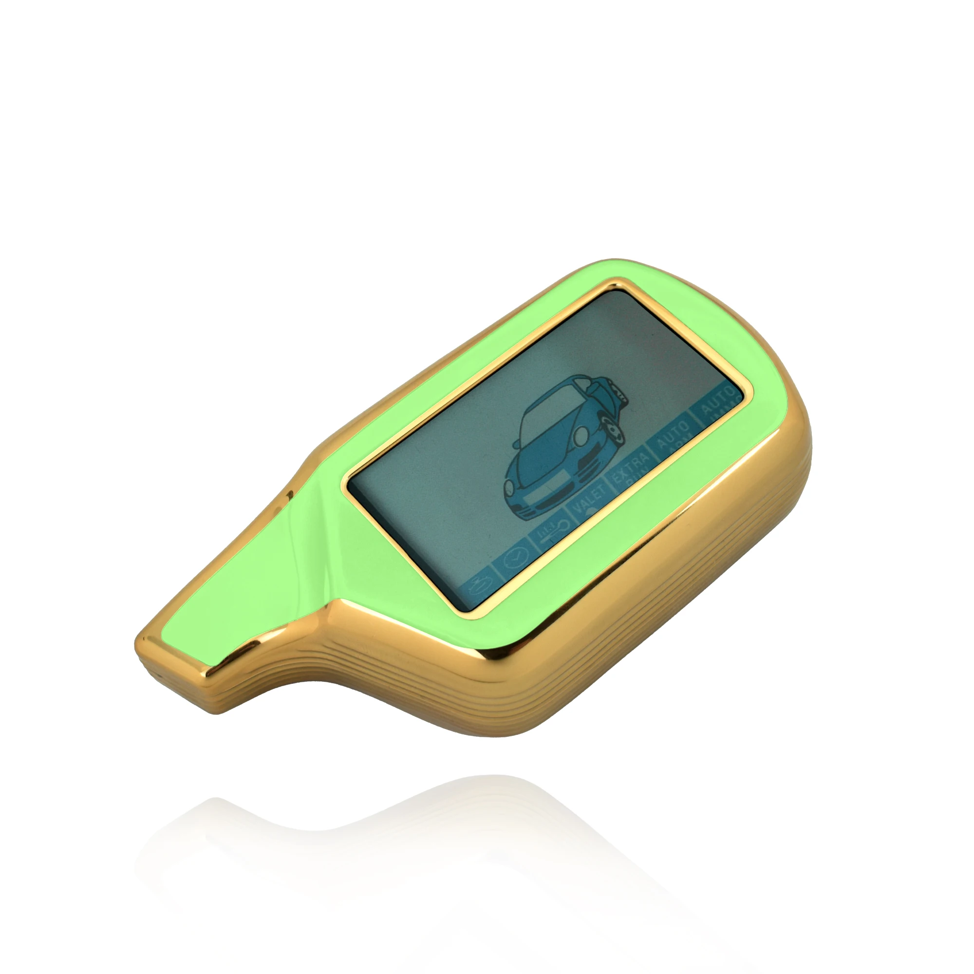 New TPU Car Key Case Protector Two Way Car Alarm LCD Remote for Russian Starline Keychain Fob Cover