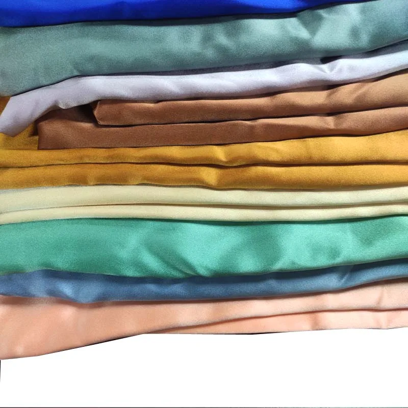 Поставщик ткани, китайский однотонный окрашенный шармёз, Дешевая сатиновая ткань из чистого шелка