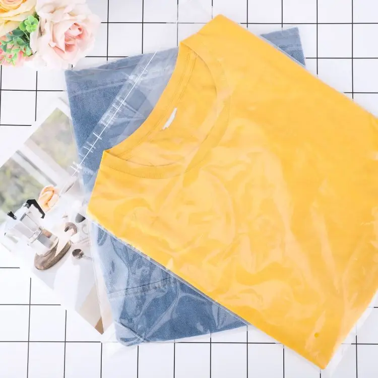 Оптовая продажа бесплатный образец экологически чистый полиэтиленовый почтовый пакет для одежды упаковка на молнии