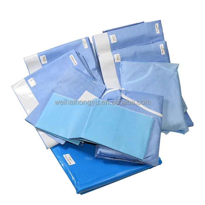 Surgery sterile disposable universal surgical drapes pack
