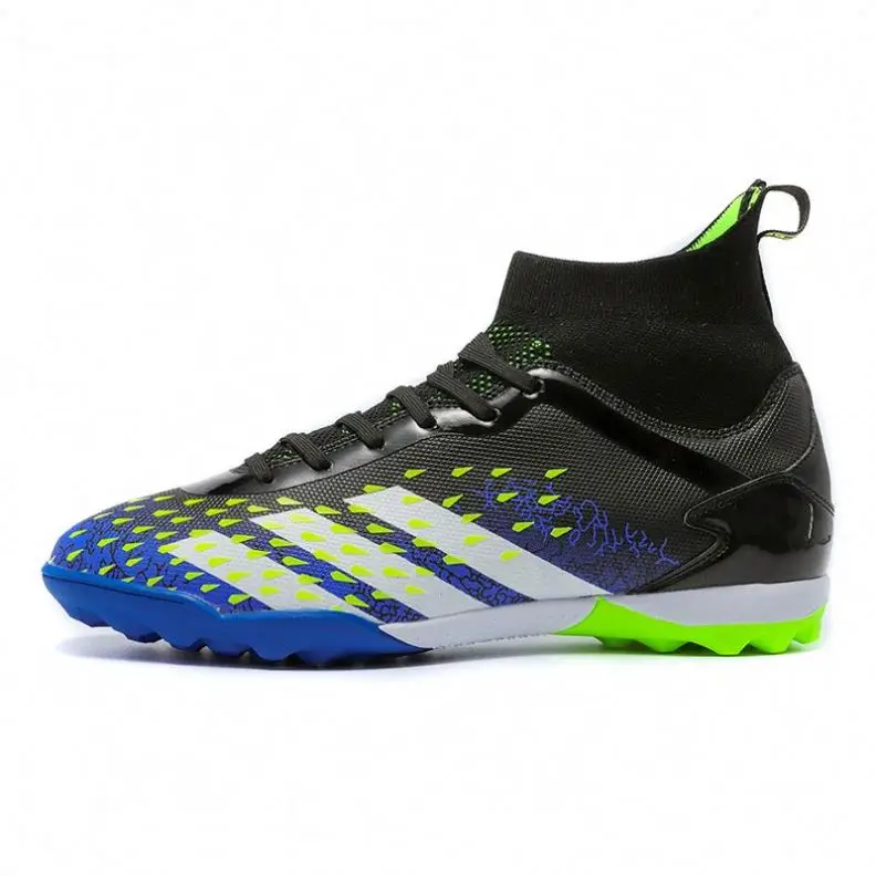 2021 New High Ankle  Cr7 Mercurial Superfly Sports Turf Futsal Indoor Soccer Shoes Cheap Rubber Sole Football Boots For Men OEM