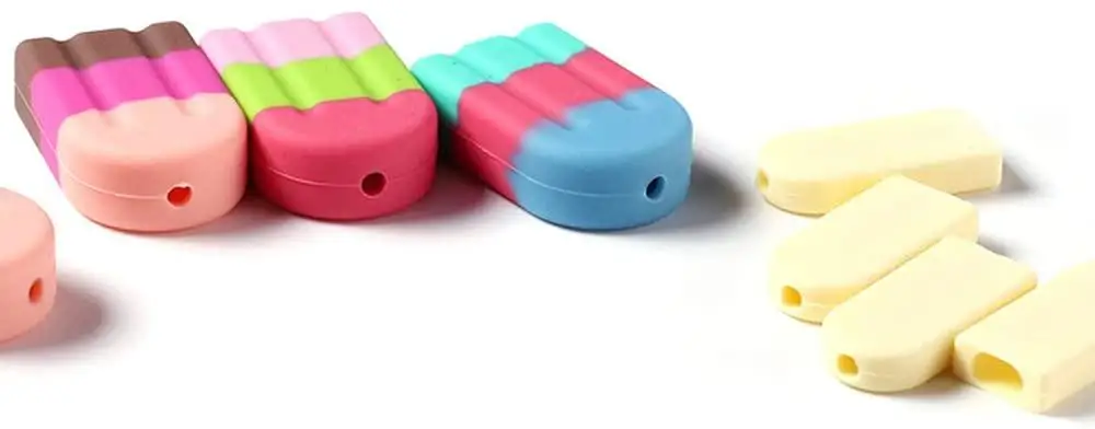 Factory Price  colorful Popsicle Anti-breaking Cable Head Charger Protector Cover Case Sleeve Random Color