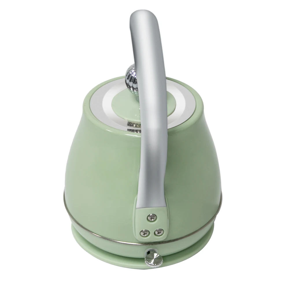 New Kitchen Appliances 1.8L Colourful Stainless Steel Electric Tea Kettle Double Layer Portable Electric Kettle