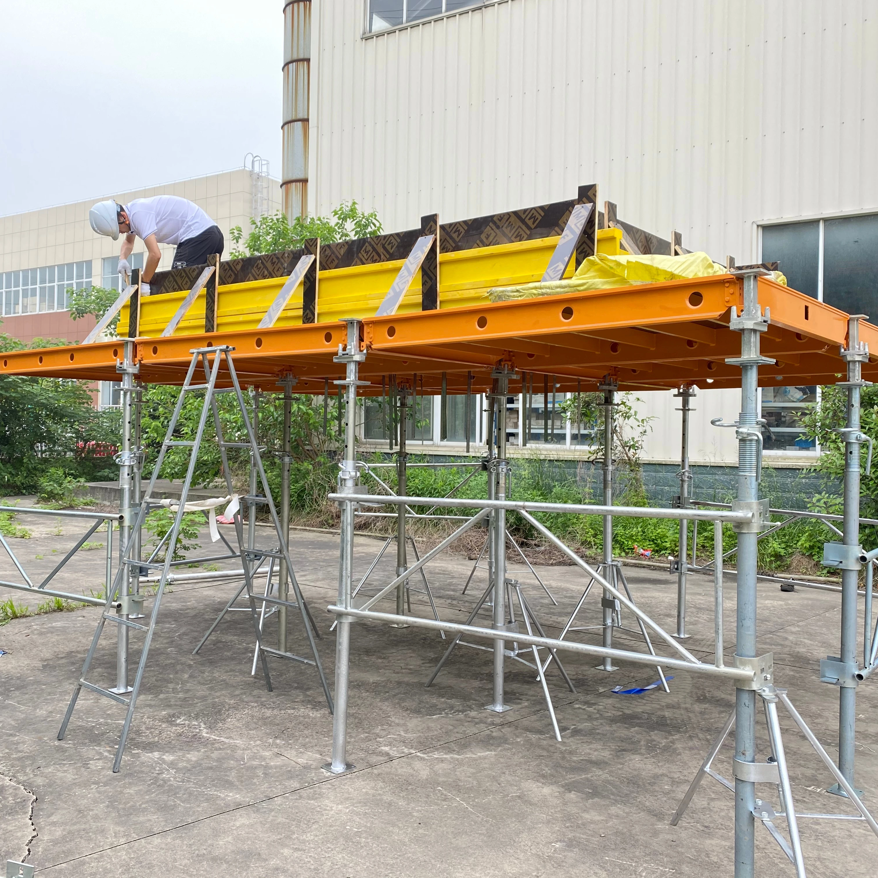 Tecon Aluminium Frame Slab Formwork Concrete Forms with Birch Plywood Large-area Project Lightweight Easy Assembly