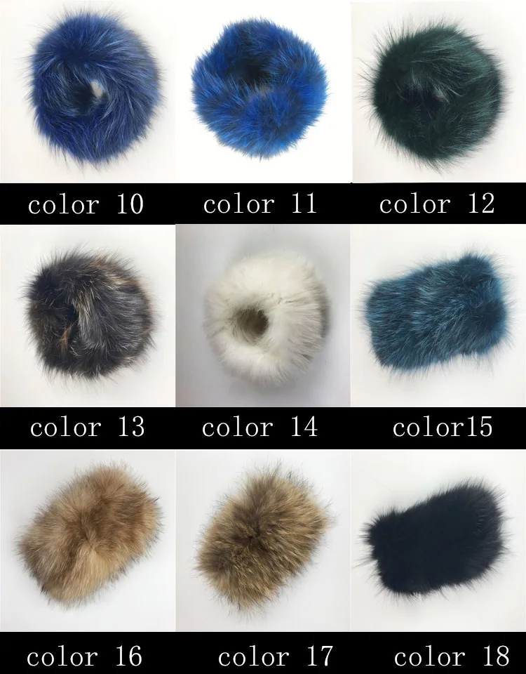 2021 Liyafur New Girls Women Luxury  Real Fox Fur Neck Warmer Fashion Custom Made Headband