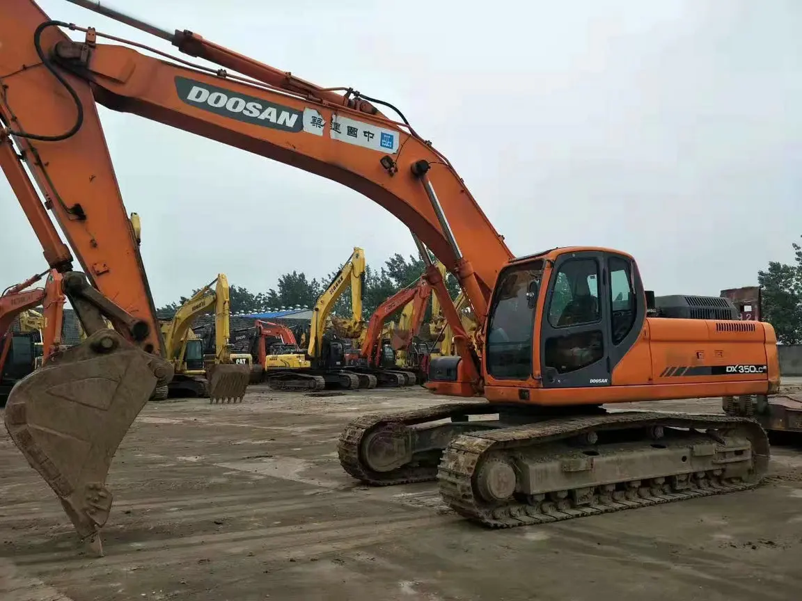 DOOSAN DX350 Used excavators 35ton Large mining excavator crawler Backhoe excavator DH DX 350 DX350LC-9  for sale