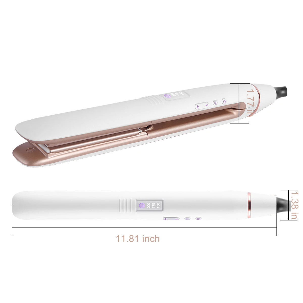 2 In 1 Hair Straightener Curler Salon Professional Ceramic Titanium Hair Straightener infrared anion Flat Iron Straight Iron