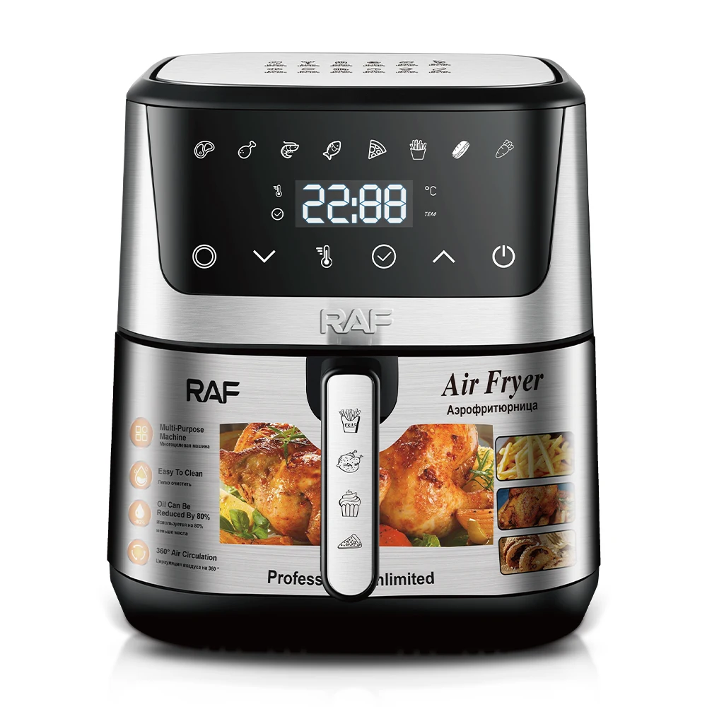 RAF Multifunctional All In 1 Good Quality 8.5L Electric Air Fryers Cooker For Sale With Grill Digital Air Fryers On Sale
