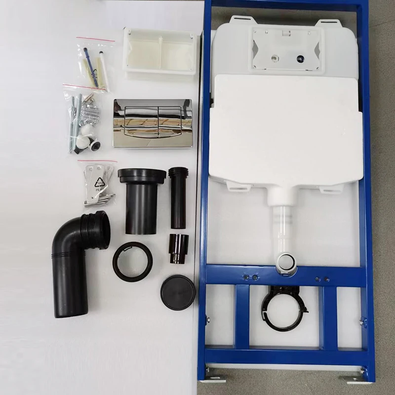 In-Wall Concealed Tank Wall Mounted Toilet Flush System Built-In Toilet Tank Concealed Cistern Toilet & Accessories