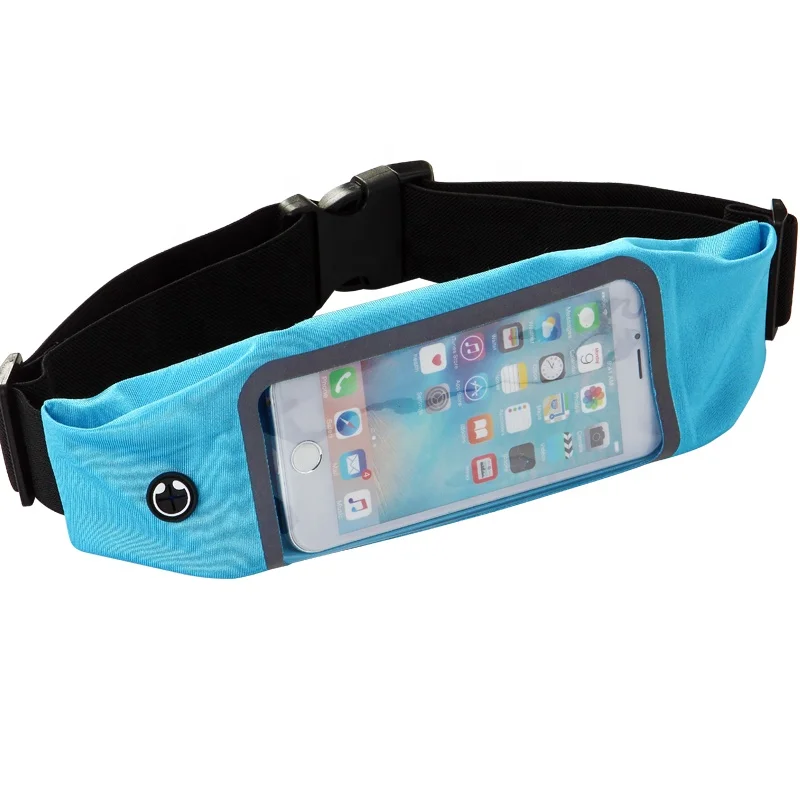 Sports Waist Belt With Elastic Band Waterproof Running Belt