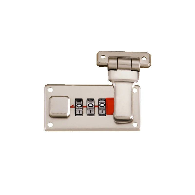 Hardware Fittings Rectangle Metal Press Bag Lock Custom Zinc Alloy Decorative Closure Swivel Lock Handbag Accessories