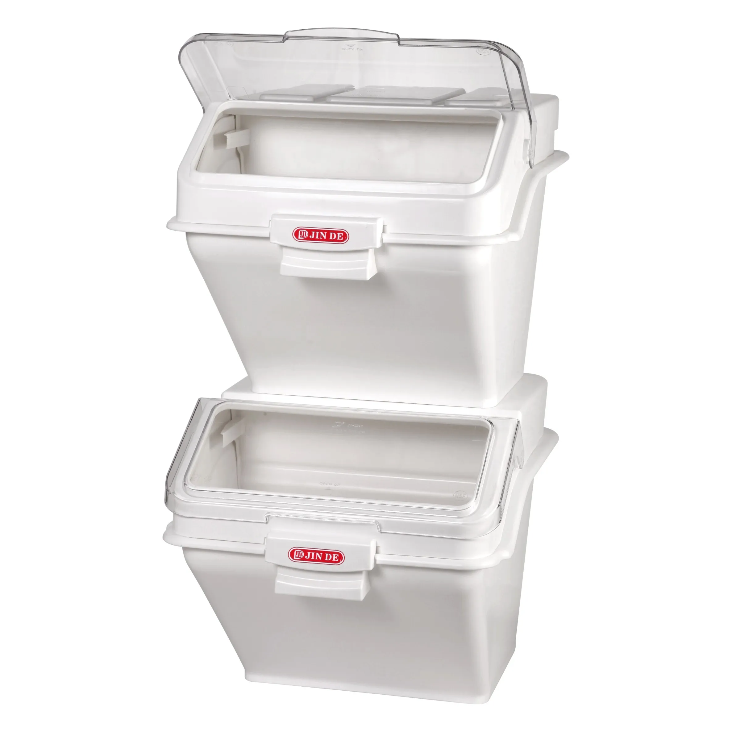 47L Bakery Supplies Plastic PP Sugar Cereal Food Storage Desktop Shelf Ingredient Flour Bin with Scoop