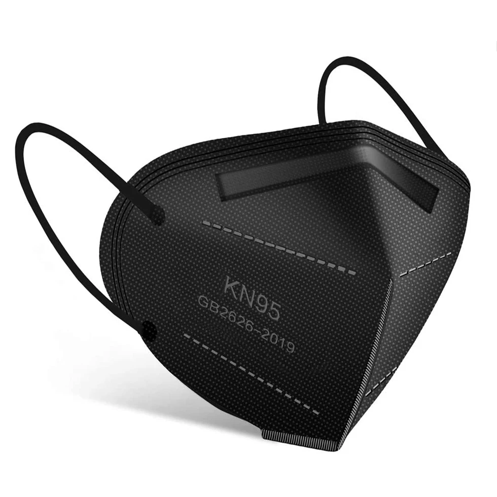 Высококачественная 5-слойная Нетканая ткань Kn95 Pm2.5 3d Складная одноразовая маска на продажу