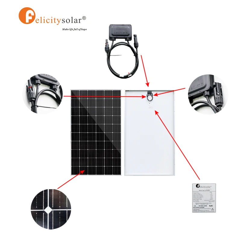 panel 500w monocrystalline solar 325w solar panel