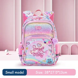 EVA Rainbow Princess Purple Elementary Kids Girls Children School Bags Backpack