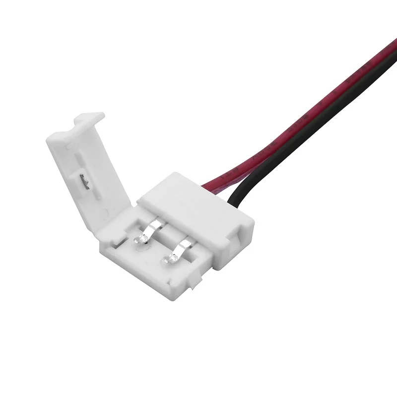  12 В 8 мм 10 solderle светодиодные ленты Разъем одного цвета для 5050 5630 5730 Светодиодные Ленты Разъемы освещение 12V светодиодной полосы разъемы