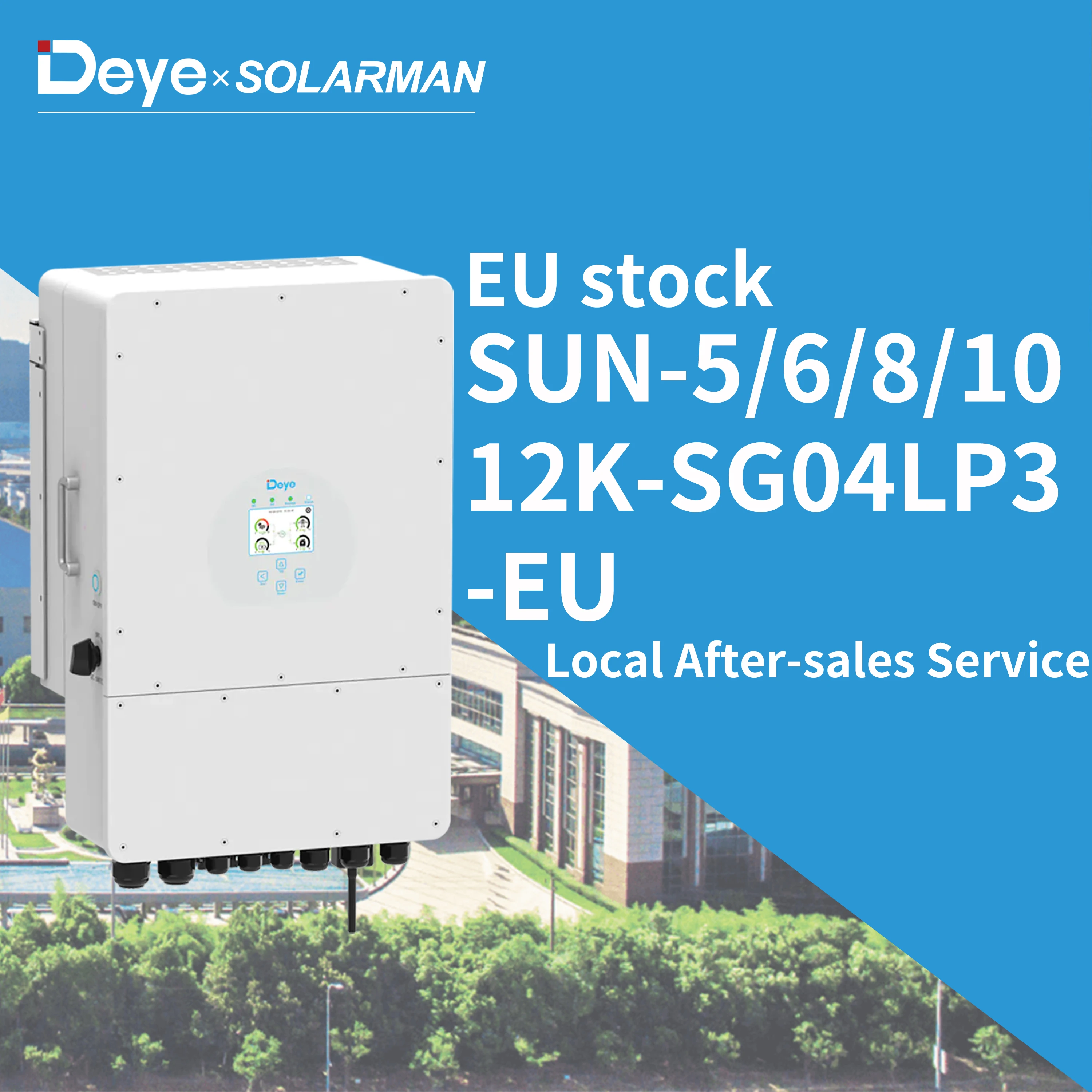 Deye SUN-(5 ~ 12)K-SG04LP3-EU deye hybrid 3 phasen eu 12 кВт deye sun-12k-sg04lp3-eu Гибридный солнечный инвертор 8 кВт 10 кВ12 кВт