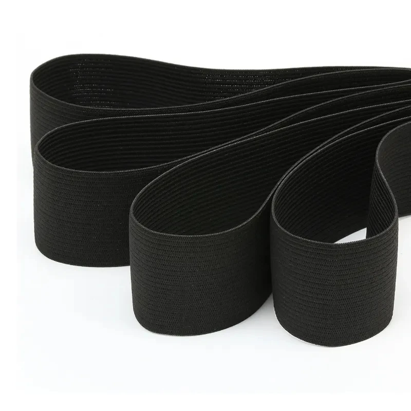 Tips Pants Knitted Crocheted Elastic Band Tape Underwear Webbing Rubber Drawcord Stocklot Polyester Custom Logo Printed