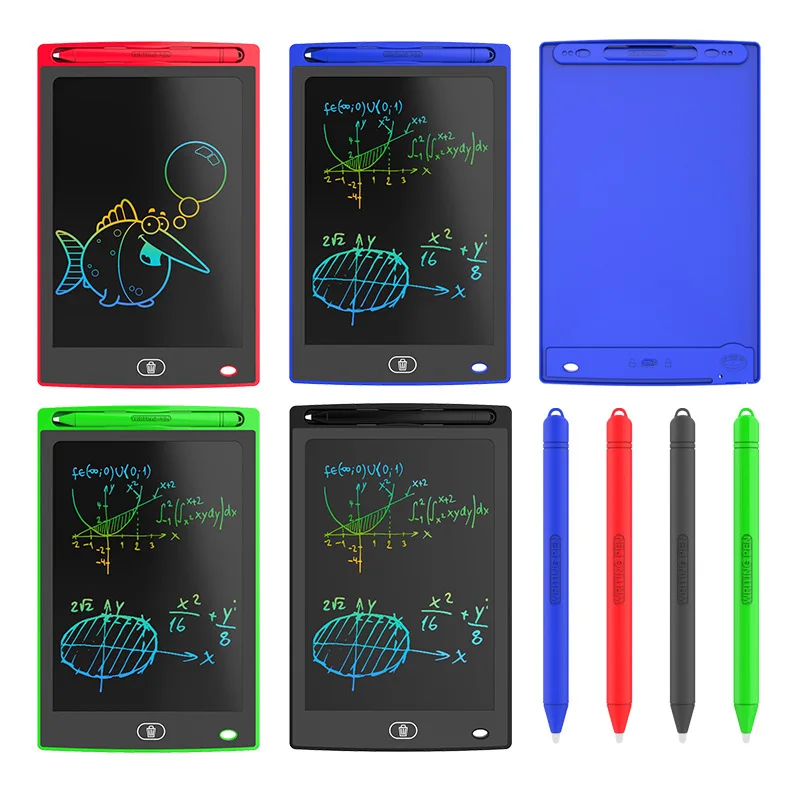 Paperless kids colorful screen 8.5 inch panda shape lcd writing tablet digital drawing