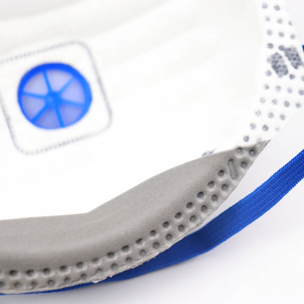 Factory OEM ffp2mask ce 3D disposable face mask with valve headband ffp2 mask for sanding polishing mining mask