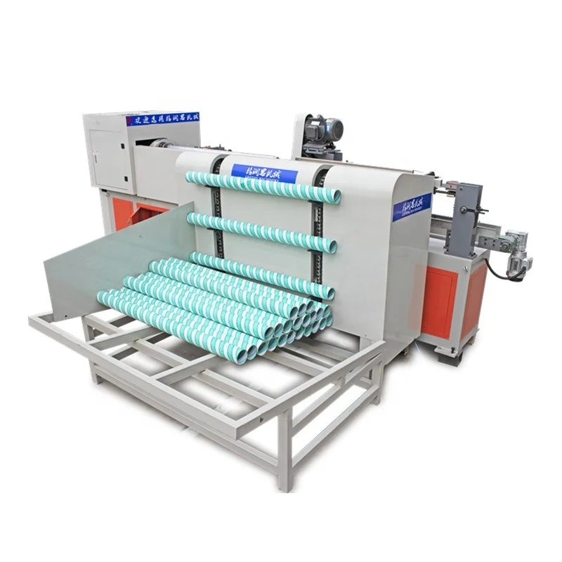 3 Shafts Automatic Paper Core Cutting Machine