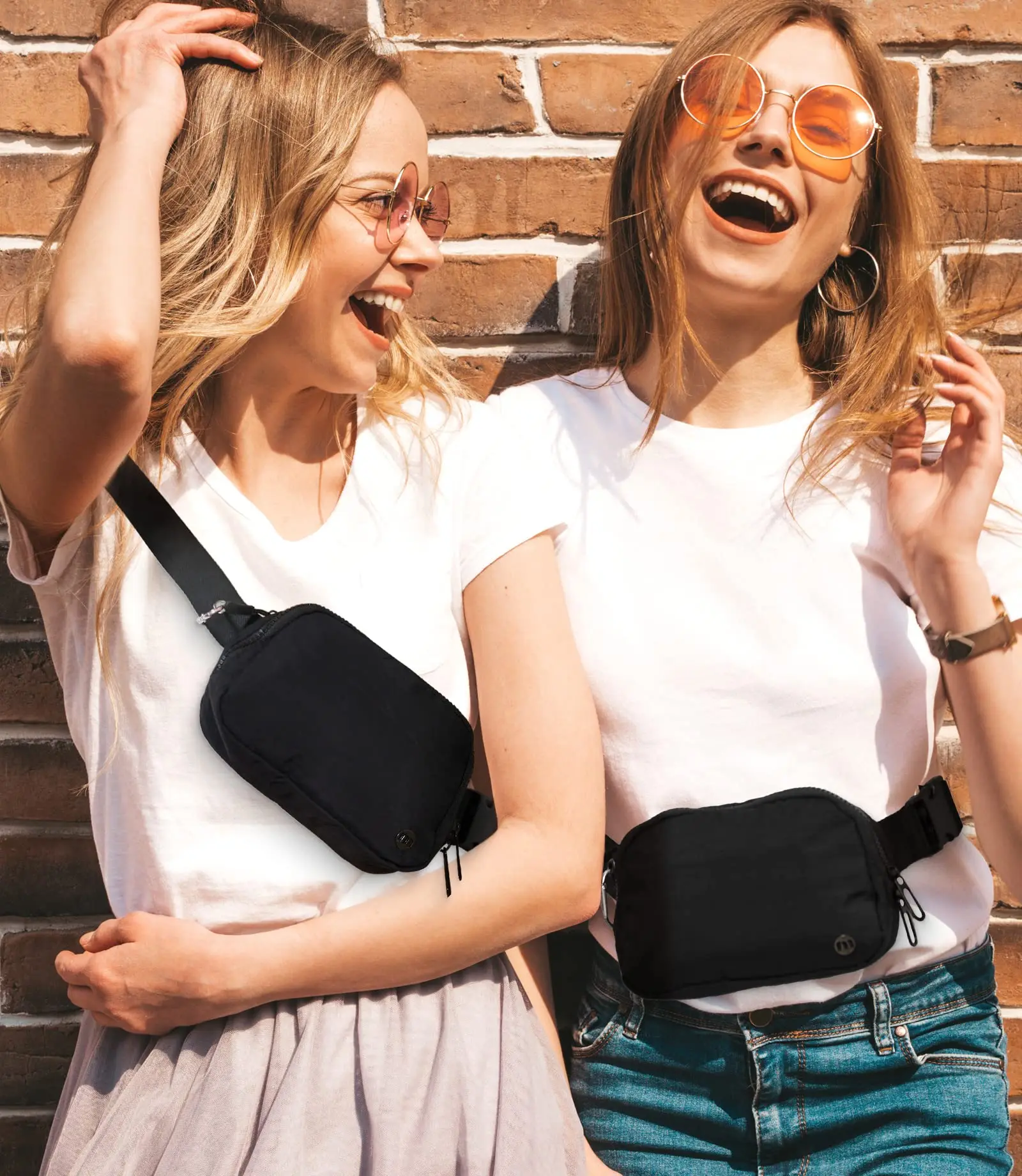 Fanny Packs for Women Men Crossbody Fanny Pack Waterproof Everywhere Belt Bag with Adjustable Strap