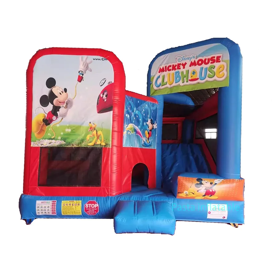 kids moon inflatable large jumping castle mickey mouse bouncy castle mickey mouse prince bounce house 5 in 1