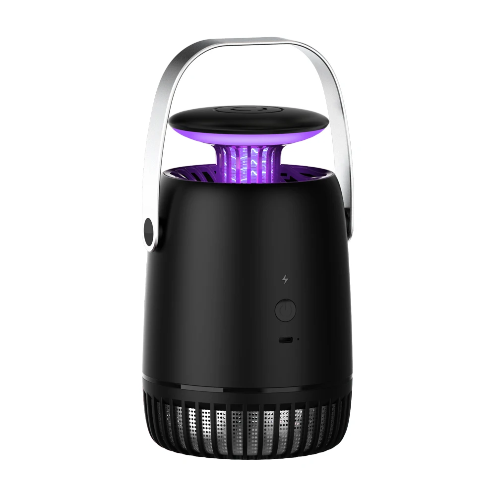  ABS+PC+Aluminum alloy New Indoor USB Powered UV LED Electronic mosquito lure