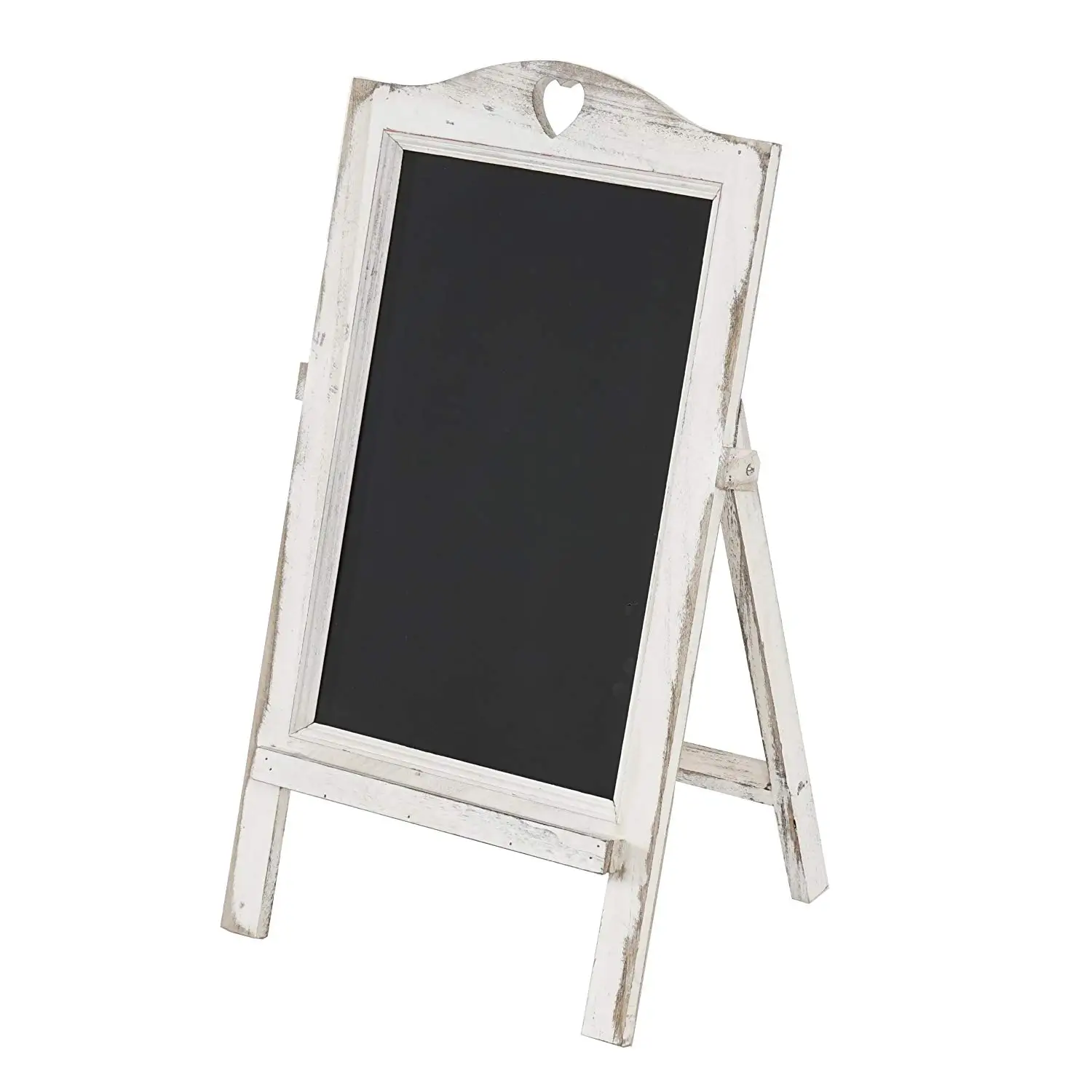Slate Chalkboard Black Hanging Wood Writable Erasable Santa Blackboard