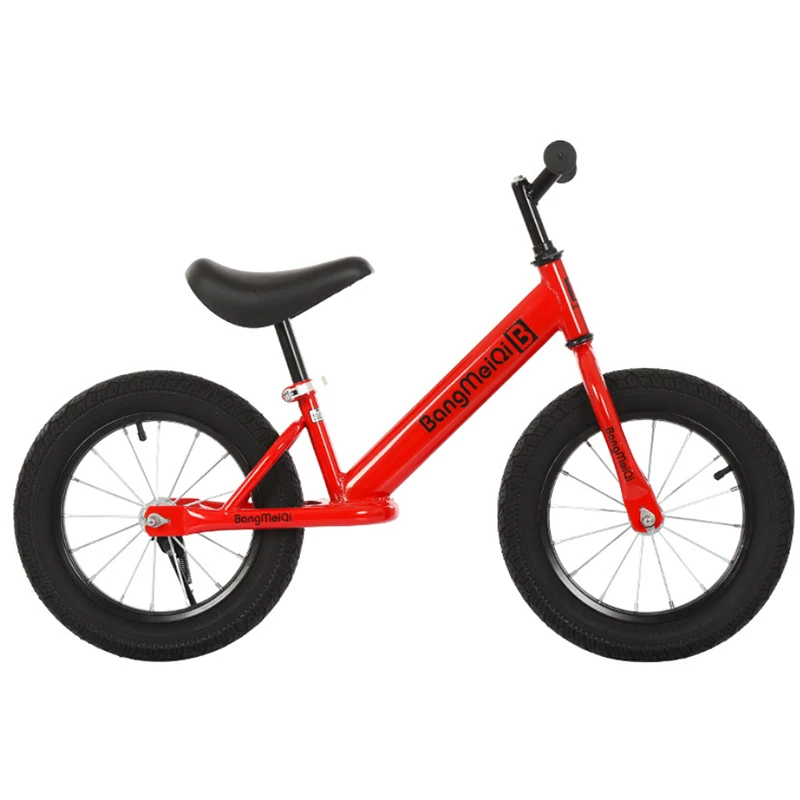 new design customize logo exercise children metal bicycle carbon steel 14inch air cheap kids balance bike