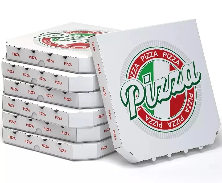 10/ 12/13/15/17/18 inch Custom Pizza Box Brown Corrugated Carton pizza Box Take Away Cheap Box