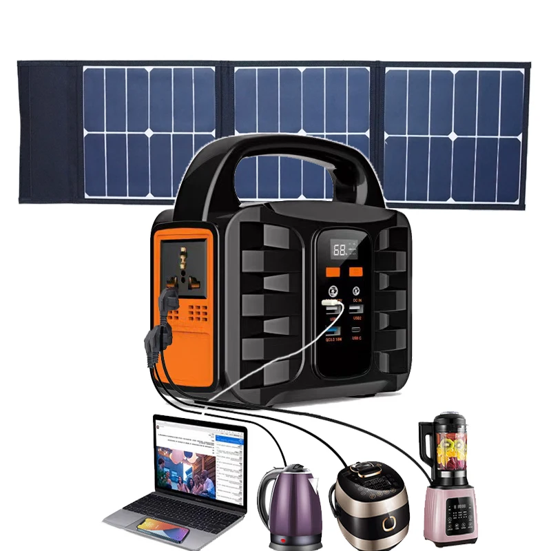 150W Supply Tragbare Powerstation LiFePO4 Battery Bank Mobile Portable Power Station 300W Charge Generator Solar Homes Battery