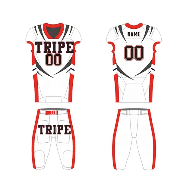 American football wear, American football jersey set