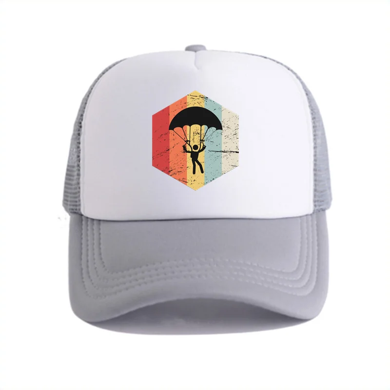 
Mens Women Kids Caps hat baseball Retro 70s Skydiving Parachute Icon branded face fishing summer anime world series dome sealer 