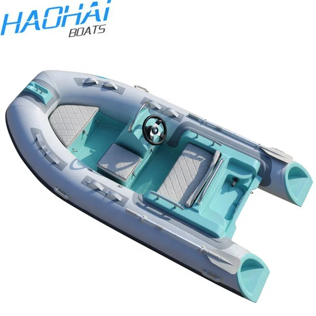 390 CE approval 13 ft orca hypalon rib boat 390 with flat bottom aluminum hull