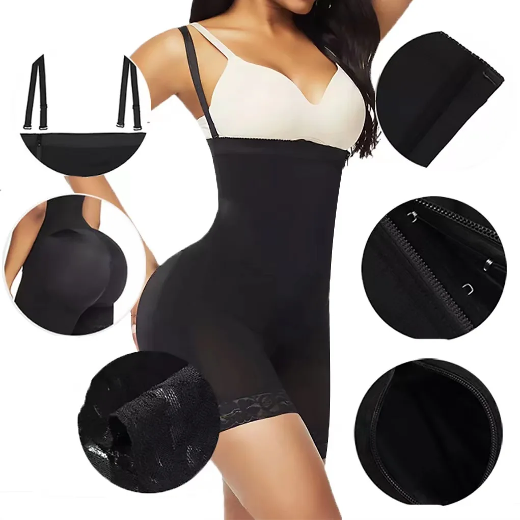 Wholesale Thigh Slimming Tummy Control Butt Lifer Fajas Colombianas Full Body Shaper Waist Trainer Bra Panties Shapewear