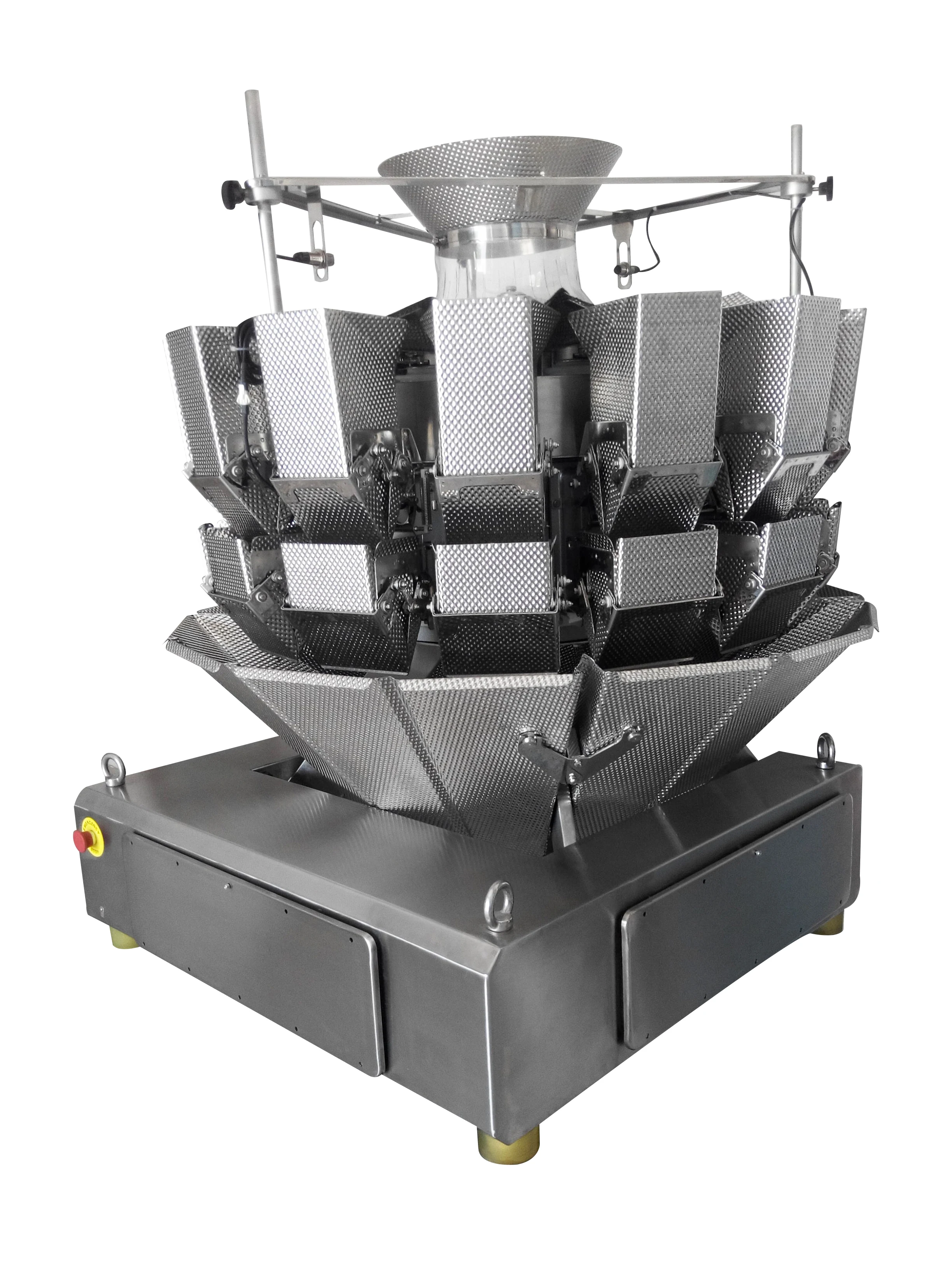 14 heads dimpled double sticky products multi head combination scale multihead weigher for cheese