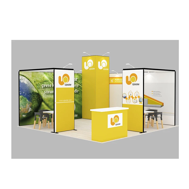 Металлический выставочный стенд для графики ткани