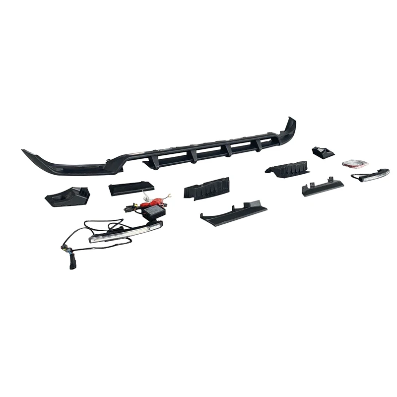 Top Style Front Bumper Lip for G Class W464 W463A G63 Car Exterior Trim Parts PP Material Front Spoiler