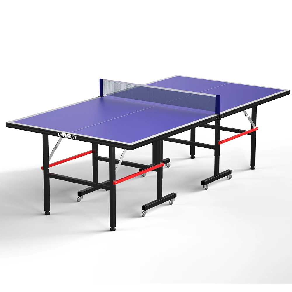 OneTwoFit Waterproof Mesa De Tavolo Meja tennis Outdoor Indoor Folding Folded Pingpong Table Tennis Tables