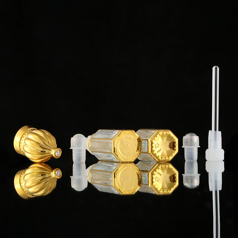 CJ- New Design 3ml 6ml Unique Decorative Attar Arabic Crystal Perfume Bottles Essential Oil Bottles