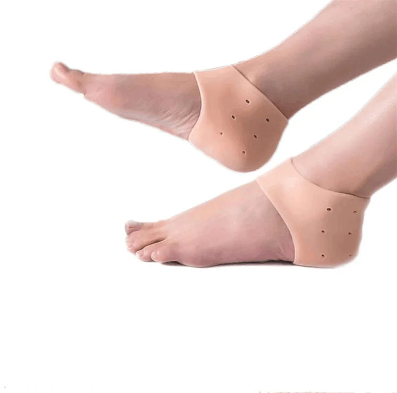 Plantar Fasciitis Heel Pain Relief Reduce Pressure Silicone Heel Protector Protective Sleeve Heel Spur Pads