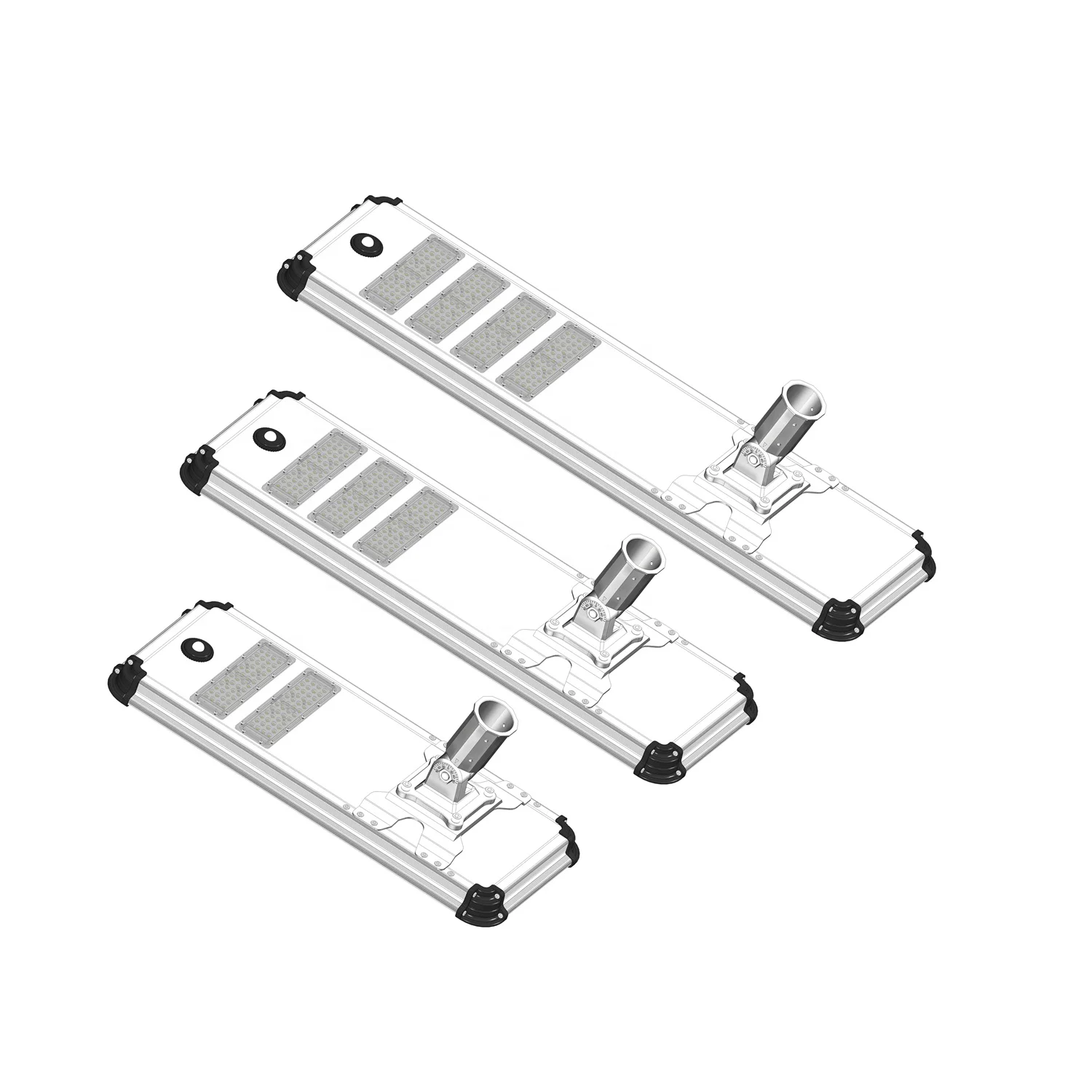 Factory Wholesale Price 45W Outdoor  All in One Led Solar Power Street Light Aluminum Shell