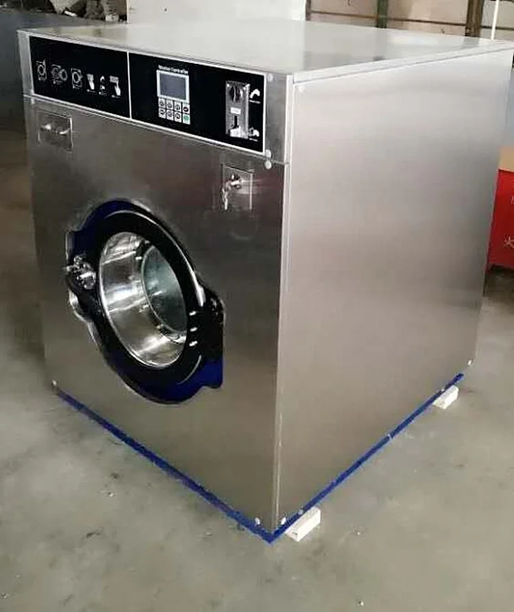 Commercial laundry equipment laundromate coin washer extractor token operated washing machine