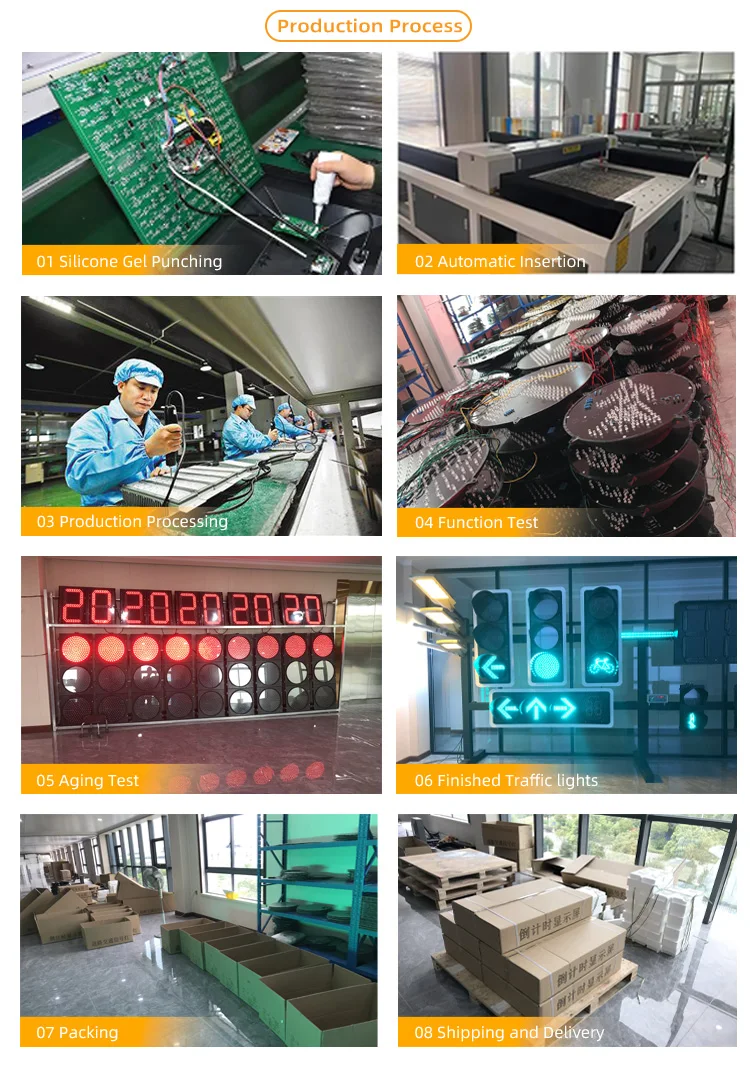High-Quality Custom Traffic Signal Lights for Road Safety with Arrow Indicators