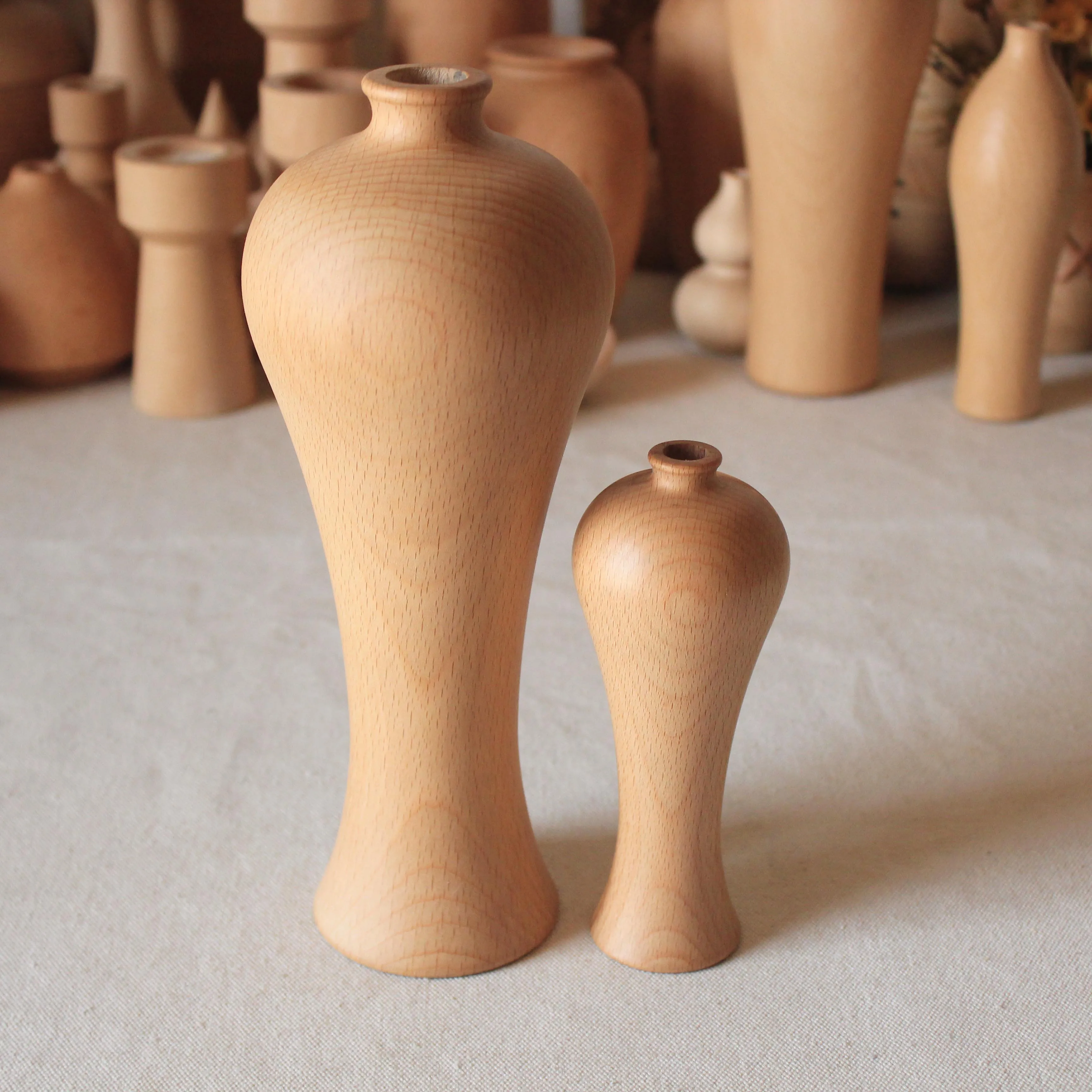 New hand-made solid wood retro nostalgic tabletop ornaments home accessories flower dryer