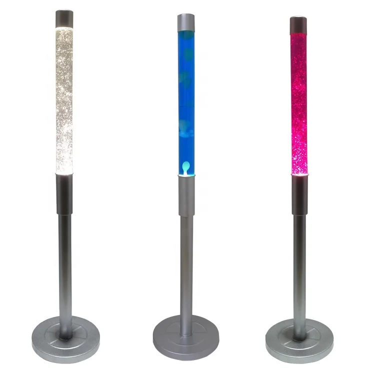 Гостиничный дом, праздничный клуб, бар, кафе, тонкие цилиндрические алюминиевые декоративные напольные лампы в европейском стиле с оранжевыми и синими блестками