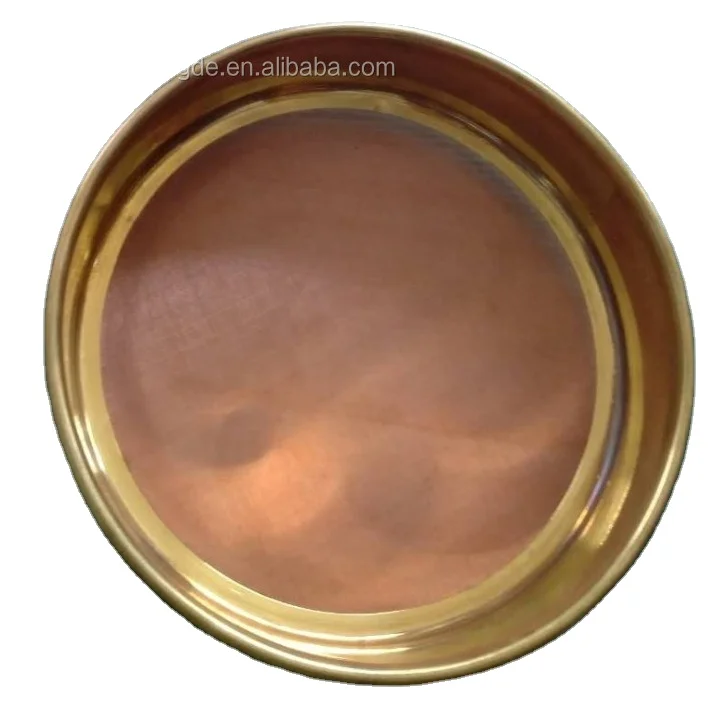 5 10 20 30 45 70 90 Micron Mesh Custom Soil Brass Sieve Set